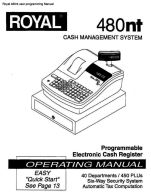 royal 210dx cash register manual