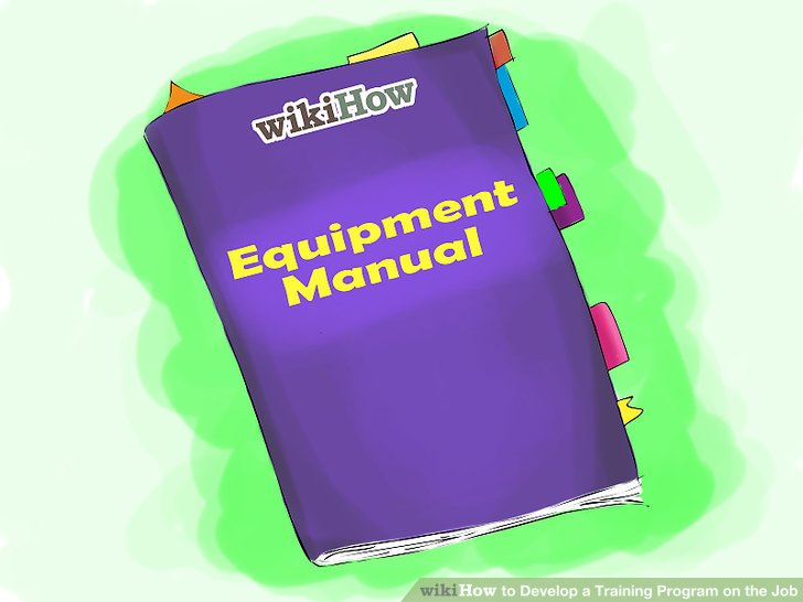 steps in developing a training manual