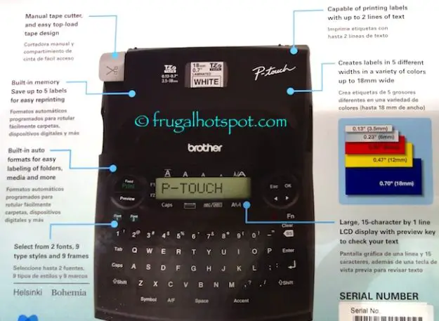 brother p-touch m tape manual