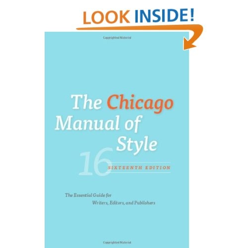 chicago manual citation style 16th ed