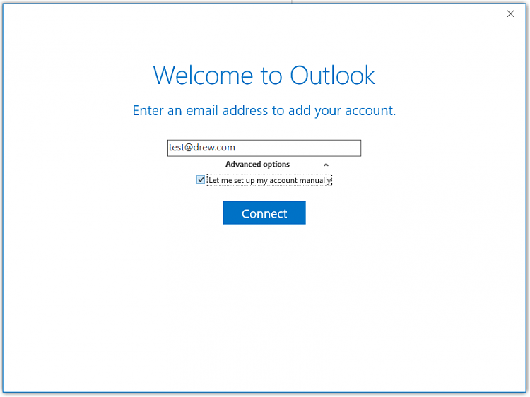 configure outlook 2010 for office 365 manually