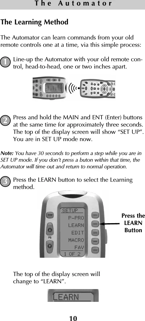 evervue universal remote control manual